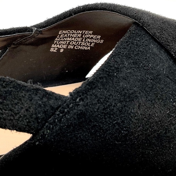 NEIMAN MARCUS sandal Size 9M black suede NEW w box - Picture 3 of 9